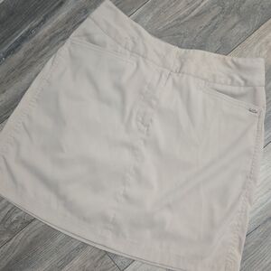 Tail Khaki Golf Skirt With Built In Shorts